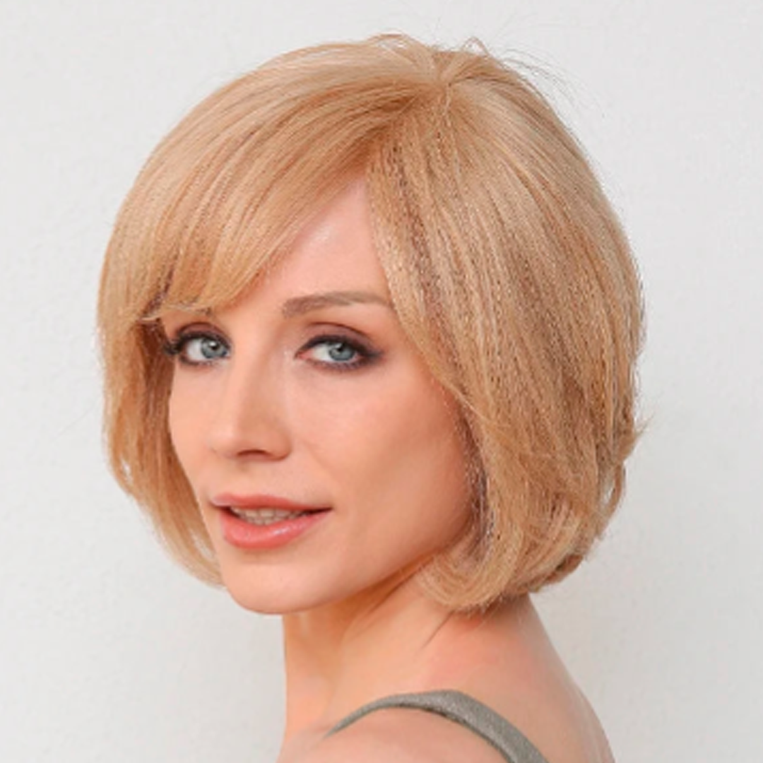 Peluca corta con encaje ombré bob HD