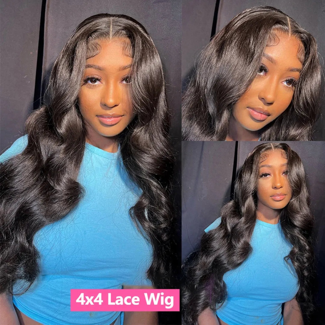 Peruvian Body Wave HD Lace Wig – 100% Virgin Hair, Pre-Plucked Hairline - 16" / 4x4 Closure Wigs / Body Wave - Lyvelle