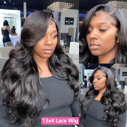 Peruvian Body Wave HD Lace Wig – 100% Virgin Hair, Pre-Plucked Hairline - 16" / 4x4 Closure Wigs / Body Wave - Lyvelle