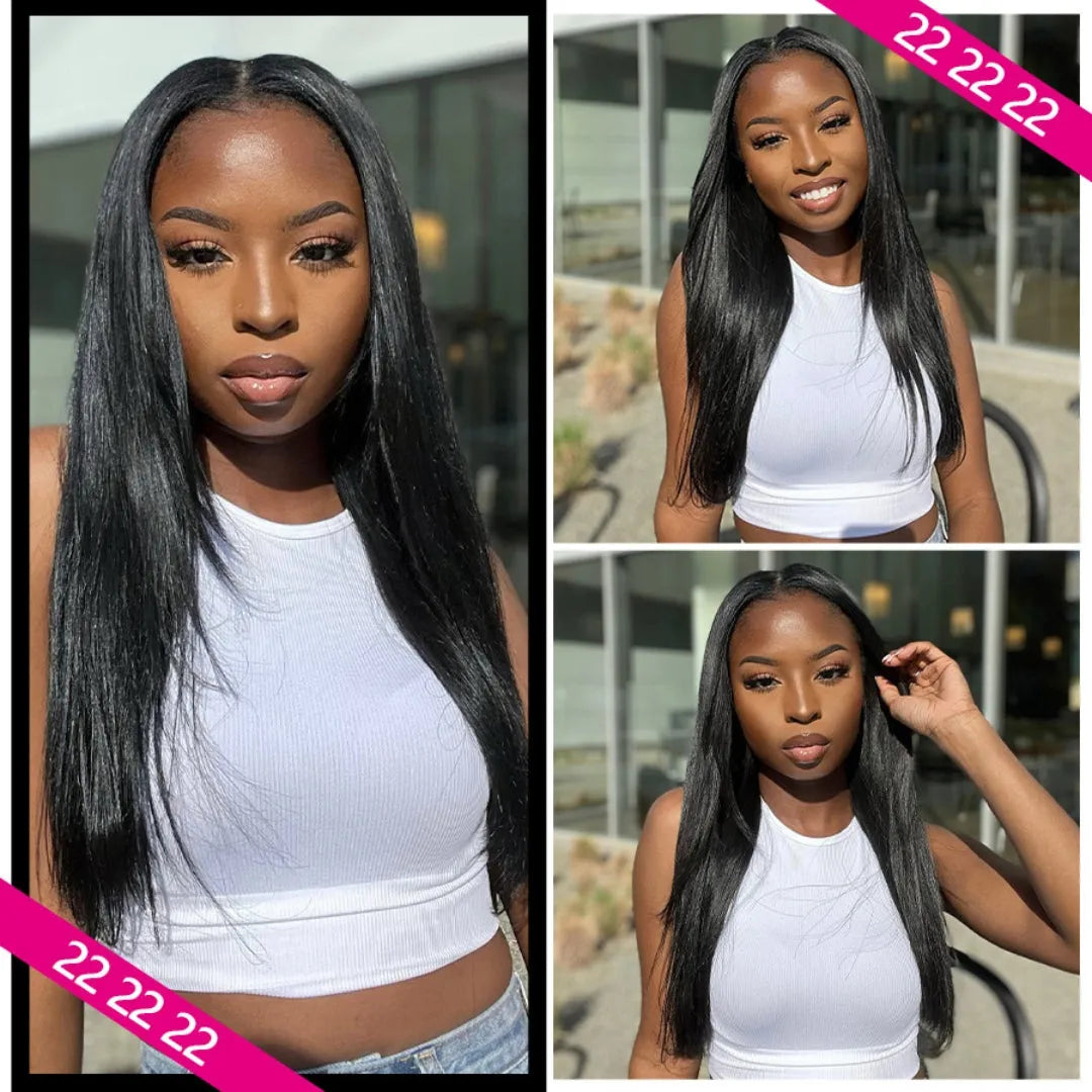 Straight Brazilian Human Hair Bundles – 10-40 Inch Weave Extensions - 10" | 1 PC - Lyvelle