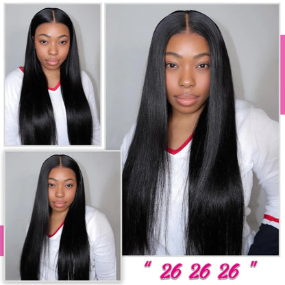 Straight Brazilian Human Hair Bundles – 10-40 Inch Weave Extensions - 10" | 1 PC - Lyvelle