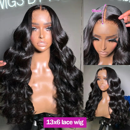 Peruvian Body Wave HD Lace Wig – 100% Virgin Hair, Pre-Plucked Hairline - 16" / 4x4 Closure Wigs / Body Wave - Lyvelle