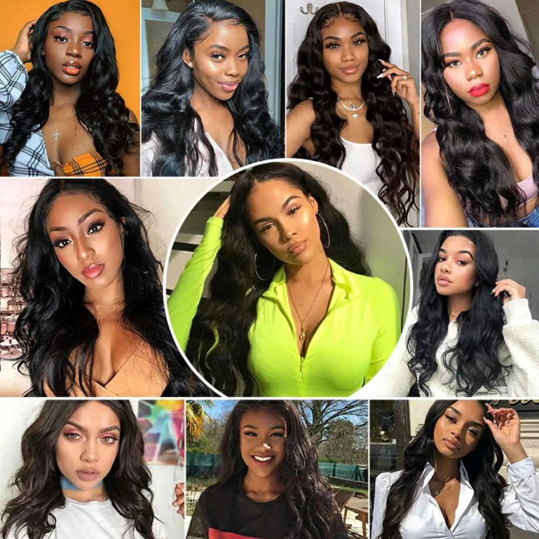 Peruvian Body Wave HD Lace Wig – 100% Virgin Hair, Pre-Plucked Hairline - 16" / 4x4 Closure Wigs / Body Wave - Lyvelle