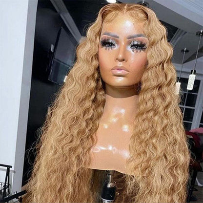 Brazilian 13x4/13x6 HD Lace Front Wig - #27 Loose Deep Wave Honey Blonde - 16 / 13x4 Lace / 150% - Lyvelle