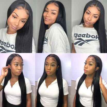 Straight Brazilian Virgin Human Hair Bundles – 3 Pieces, 10-40 Inches - 10" 10" 10" - Lyvelle