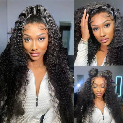 Deep Wave HD Lace Front Wig – 13x4/13x6, 14-34 Inch Remy Human Hair - 14" / 13x4 HD Frontal Wig / Deep Wave - Lyvelle