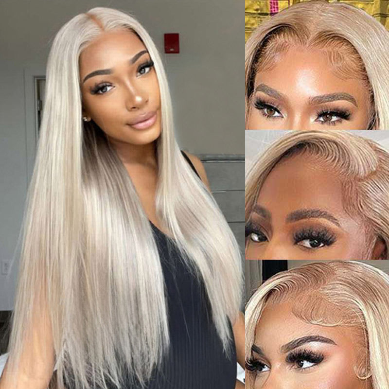 Barbie-Inspired Blonde Highlight Lace Front Wig #18/613 - HD Transparent 13x4/13x6 Human Hair Frontal Wig - 14 / 5x5 Pre Cut Glueless / Body Wave - Lyvelle