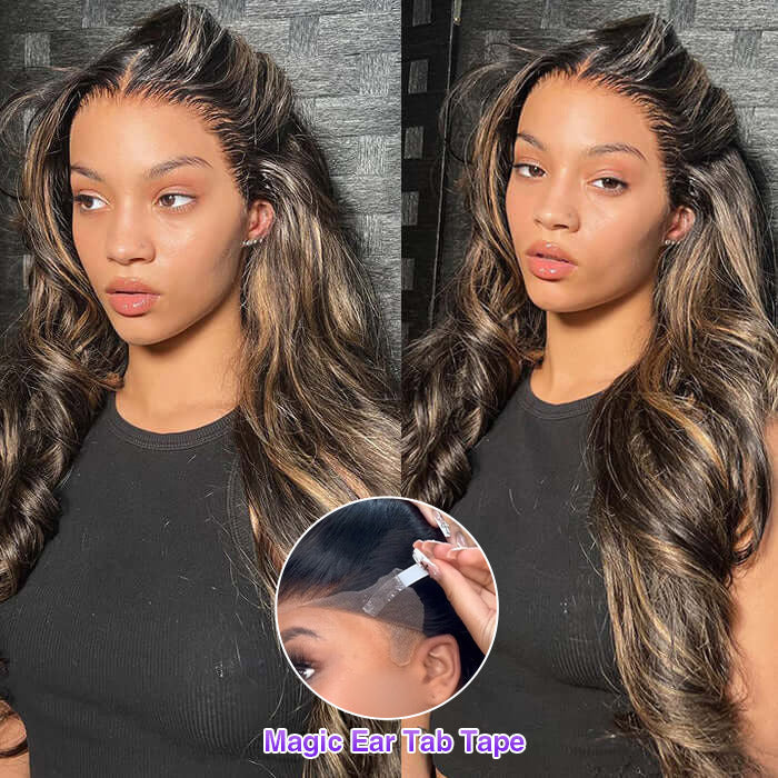 Glueless 13x6 Full Transparent Lace Front Wig - Body Wave Style, Ready to Wear - 16 / 13x4 Lace / 150% - Lyvelle