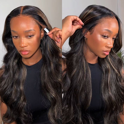 Glueless 13x6 Full Transparent Lace Front Wig - Body Wave Style, Ready to Wear - 16 / 13x4 Lace / 150% - Lyvelle