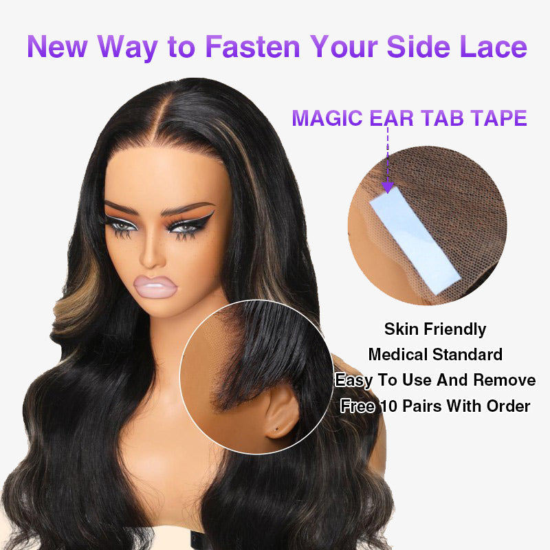 Glueless 13x6 Full Transparent Lace Front Wig - Body Wave Style, Ready to Wear - 16 / 13x4 Lace / 150% - Lyvelle