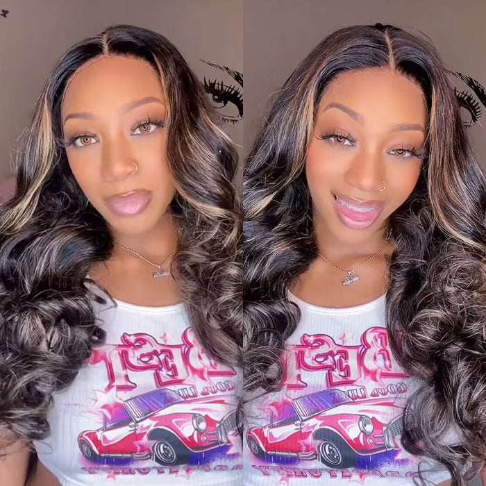 Glueless 13x6 Full Transparent Lace Front Wig - Body Wave Style, Ready to Wear - 16 / 13x4 Lace / 150% - Lyvelle