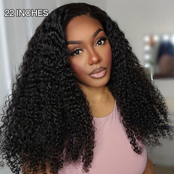 250% Density Curly HD Lace Front Wig - Pre-Bleached, Glueless, Ready to Wear Human Hair - 16 / 8x5 Lace Wear Go / 250% Same with Picture(what you see what you get) - Lyvelle