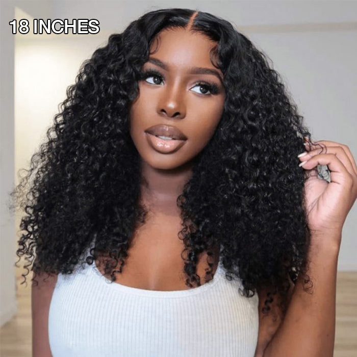 250% Density Curly HD Lace Front Wig - Pre-Bleached, Glueless, Ready to Wear Human Hair - 16 / 8x5 Lace Wear Go / 250% Same with Picture(what you see what you get) - Lyvelle