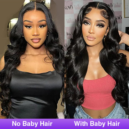 3D Body Wave 13x4 Pre-Bleached Lace Frontal Wig with Ear-to-Ear Coverage and Pre-Cut Lace for Ultimate Secure Fit - 18 / 13x4 Lace 220% Wig / No Baby Hair(40Pcs Free Ear Tape) - Lyvelle