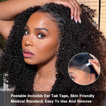 Glueless Curly Lace Front Wig - 13x4 Pre-Cut Ear-to-Ear with Pre-Bleached & Pre-Plucked Features - 12 / 13x4 Pre Cut Lace / 150% - Lyvelle