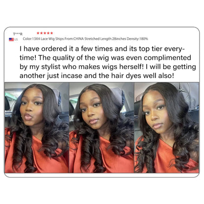 Peruvian Body Wave HD Lace Wig – 100% Virgin Hair, Pre-Plucked Hairline - 16" / 4x4 Closure Wigs / Body Wave - Lyvelle