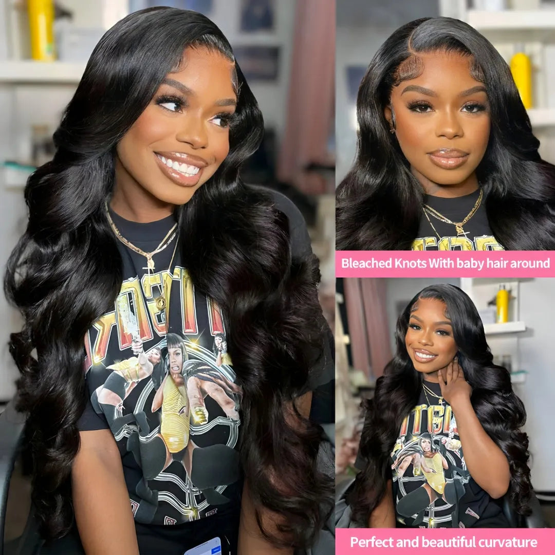 Peruvian Body Wave HD Lace Wig – 100% Virgin Hair, Pre-Plucked Hairline - 16" / 4x4 Closure Wigs / Body Wave - Lyvelle