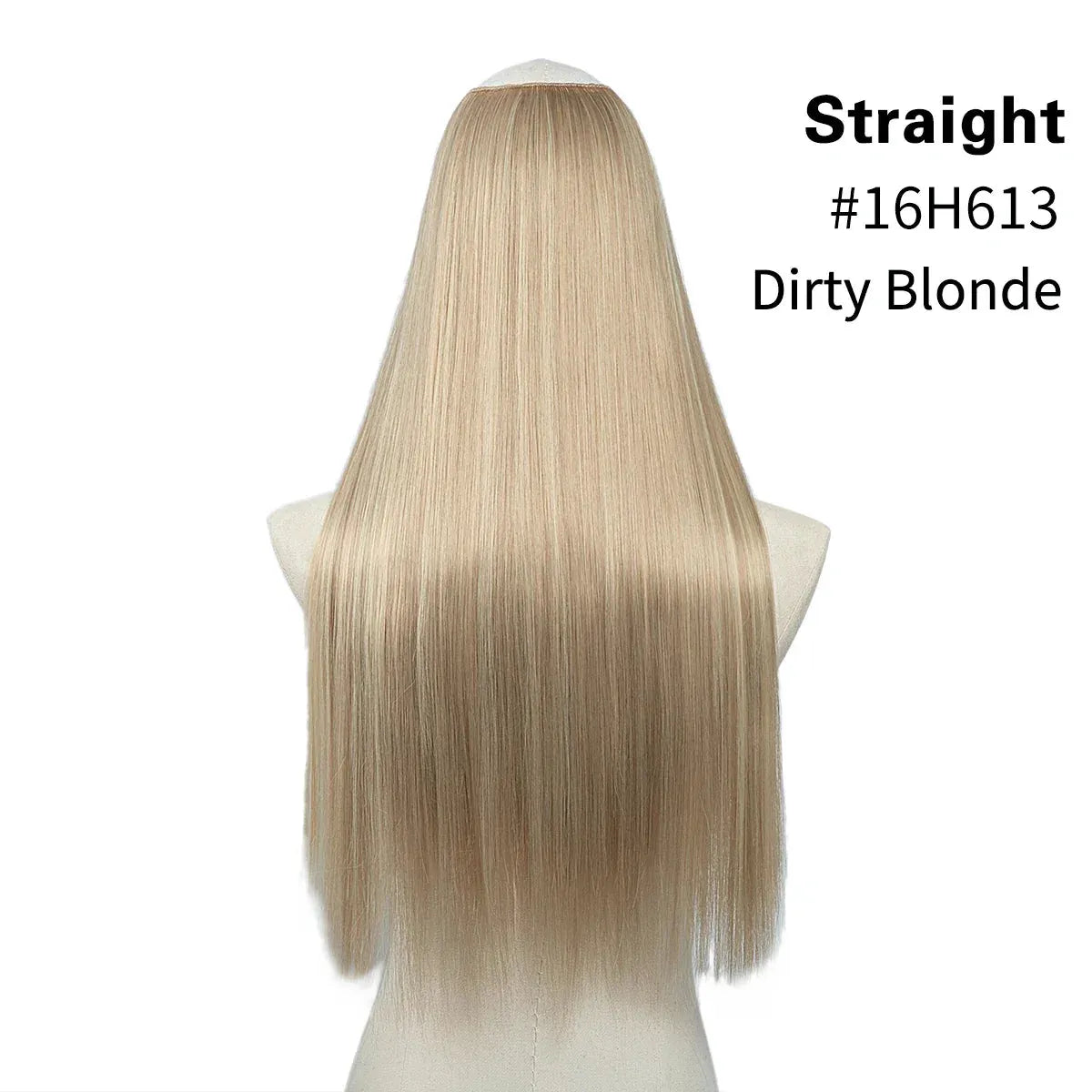 U-Part Straight Clip-In Hair Extensions – Natural Volume and Length - 24" / Straight / Dirty Blonde - Lyvelle