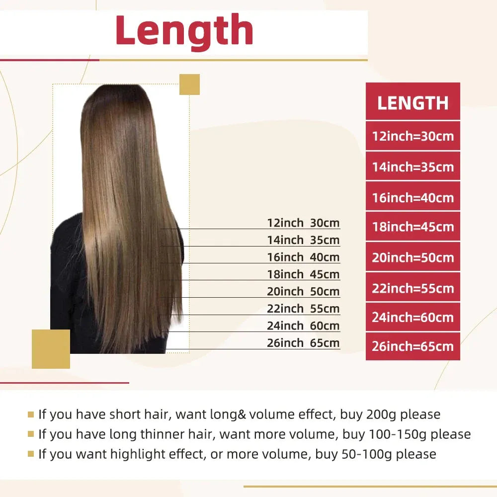 Premium 100% Human Hair Clip-In Extensions – 5 & 7 pcs, 10-16 Inch - 10" / Body Wave / 60 - Lyvelle