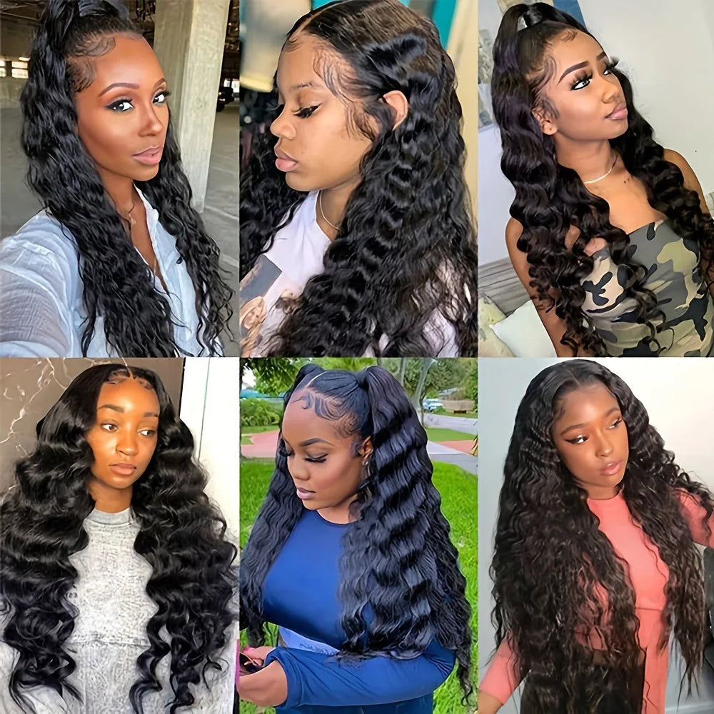 Deep Wave HD Lace Front Wig – 13x4/13x6, 14-34 Inch Remy Human Hair - 14" / 13x4 HD Frontal Wig / Deep Wave - Lyvelle