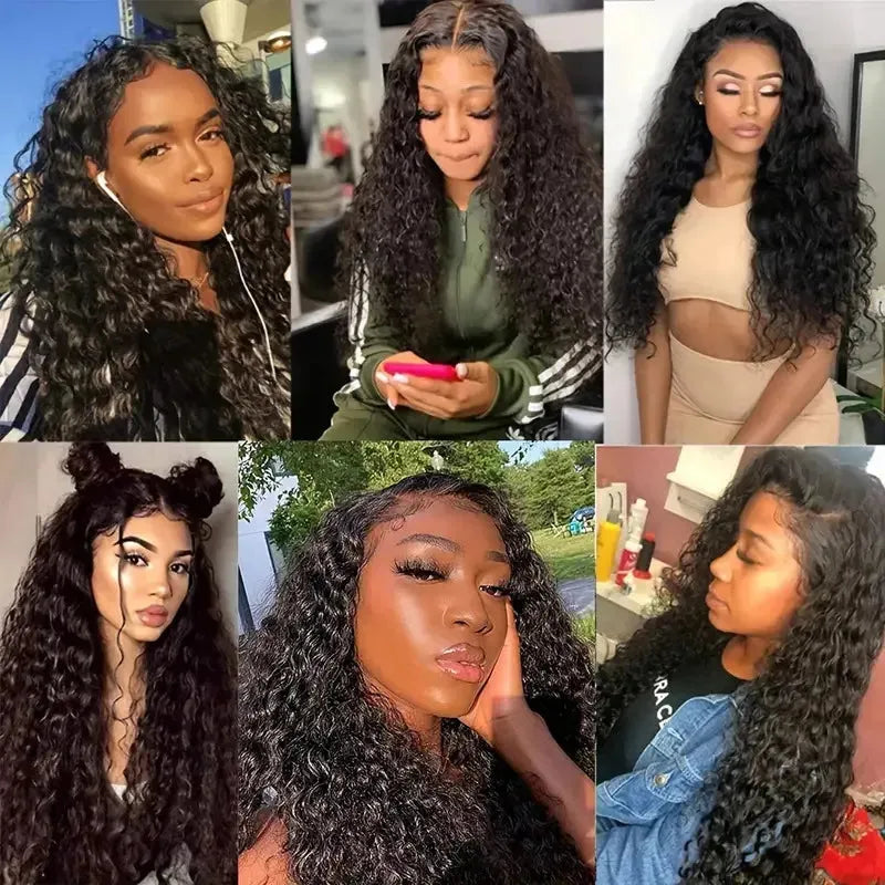 Deep Wave HD Lace Front Wig – 13x4/13x6, 14-34 Inch Remy Human Hair - 14" / 13x4 HD Frontal Wig / Deep Wave - Lyvelle