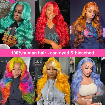 613 Blonde Body Wave HD Lace Front Wig – 13x6 Remy Human Hair - 8" / 13x4 HD Frontal Wig / Body Wave - Lyvelle