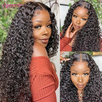 Deep Wave HD Lace Front Wig – 13x4/13x6, 14-34 Inch Remy Human Hair - 14" / 4x4 Closure Wigs / Deep Wave - Lyvelle