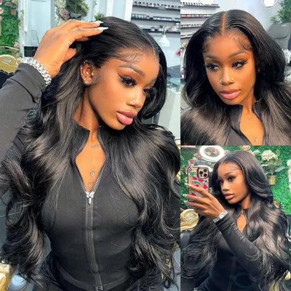 Body Wave HD Lace Closure Wig – 18-38 Inch, Brazilian Human Hair - 18" / 13x6 Frontal Wig / 180% - Lyvelle