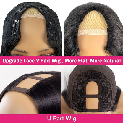 Kinky Curly V-Part Wig – 250% Density Malaysian Human Hair, Glueless - 12" / V Part Wig / 150% - Lyvelle