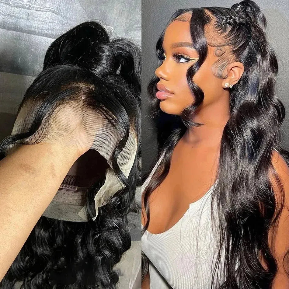 Body Wave HD Lace Closure Wig – 18-38 Inch, Brazilian Human Hair - 18" / 13x6 Frontal Wig / 180% - Lyvelle