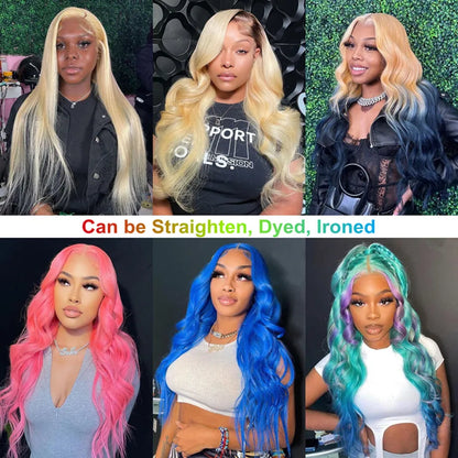 613 Blonde Body Wave HD Lace Front Wig – 13x6 Remy Human Hair - 8" / 13x4 HD Frontal Wig / Body Wave - Lyvelle