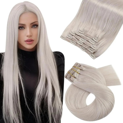 Premium 100% Human Hair Clip-In Extensions – 5 & 7 pcs, 10-16 Inch - 10" / Body Wave / 60A - Lyvelle