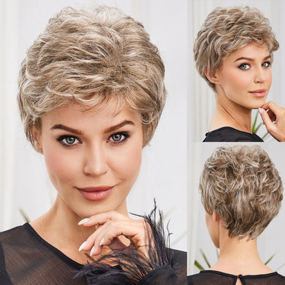 Chic Light Blonde Pixie Cut Wig with Bangs – Natural Look - 10" / Short Blonde - Lyvelle