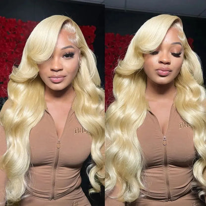 613 Blonde Body Wave HD Lace Front Wig – 13x6 Remy Human Hair - 8" / 13x4 HD Frontal Wig / Body Wave - Lyvelle