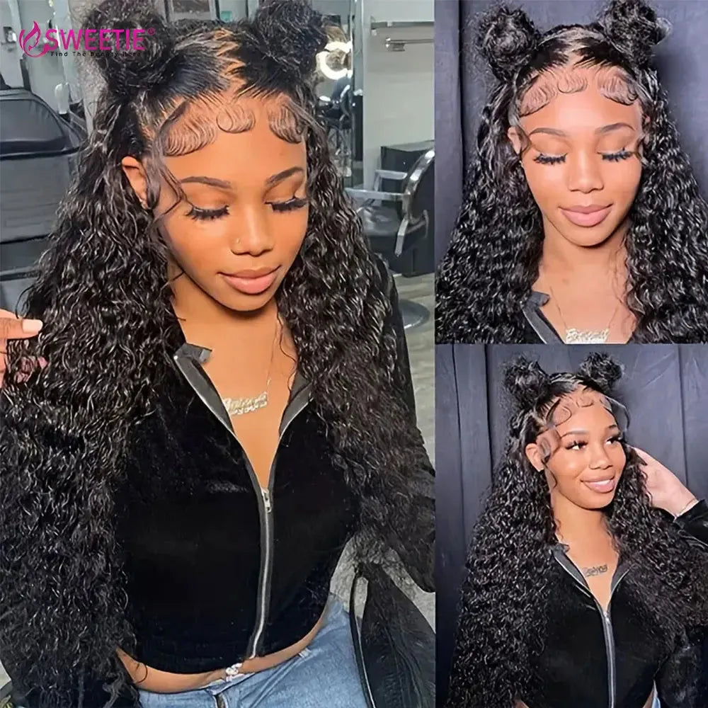 Deep Wave HD Lace Front Wig – 13x4/13x6, 14-34 Inch Remy Human Hair - 14" / 13x6 HD Frontal Wig / Deep Wave - Lyvelle