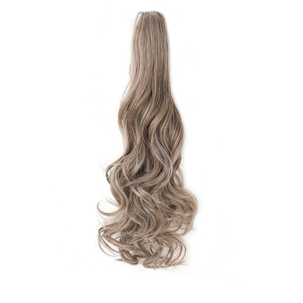 Claw Clip-In Ponytail Extension - 24 Inches Long Wavy Natural - Lyvelle