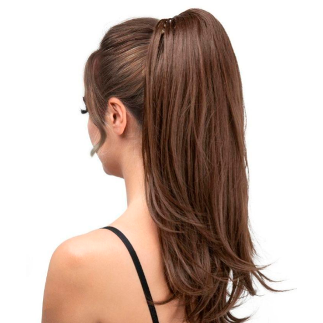 Extensión de cola de caballo con clip de garra elegante