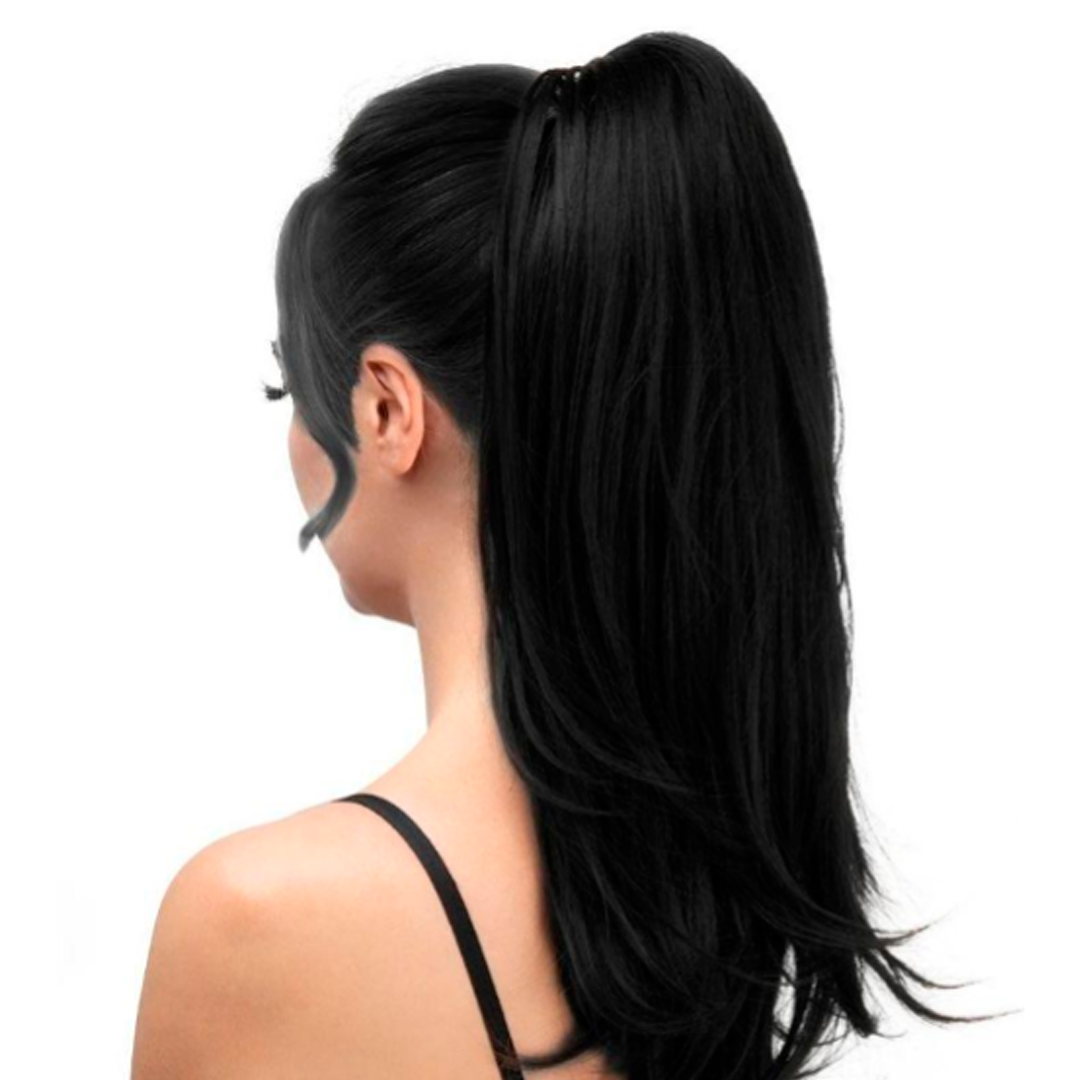 Extensión de cola de caballo con clip de garra elegante