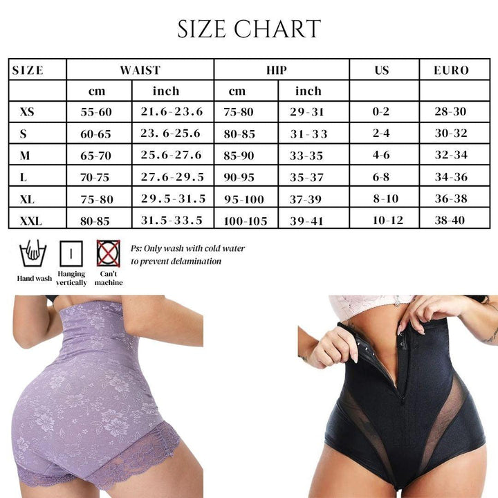 Lace Body Shaper with Zipper - Lyvelle