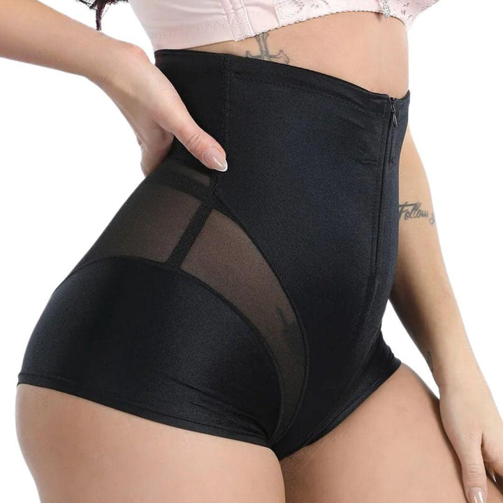 Lace Body Shaper with Zipper - Lyvelle