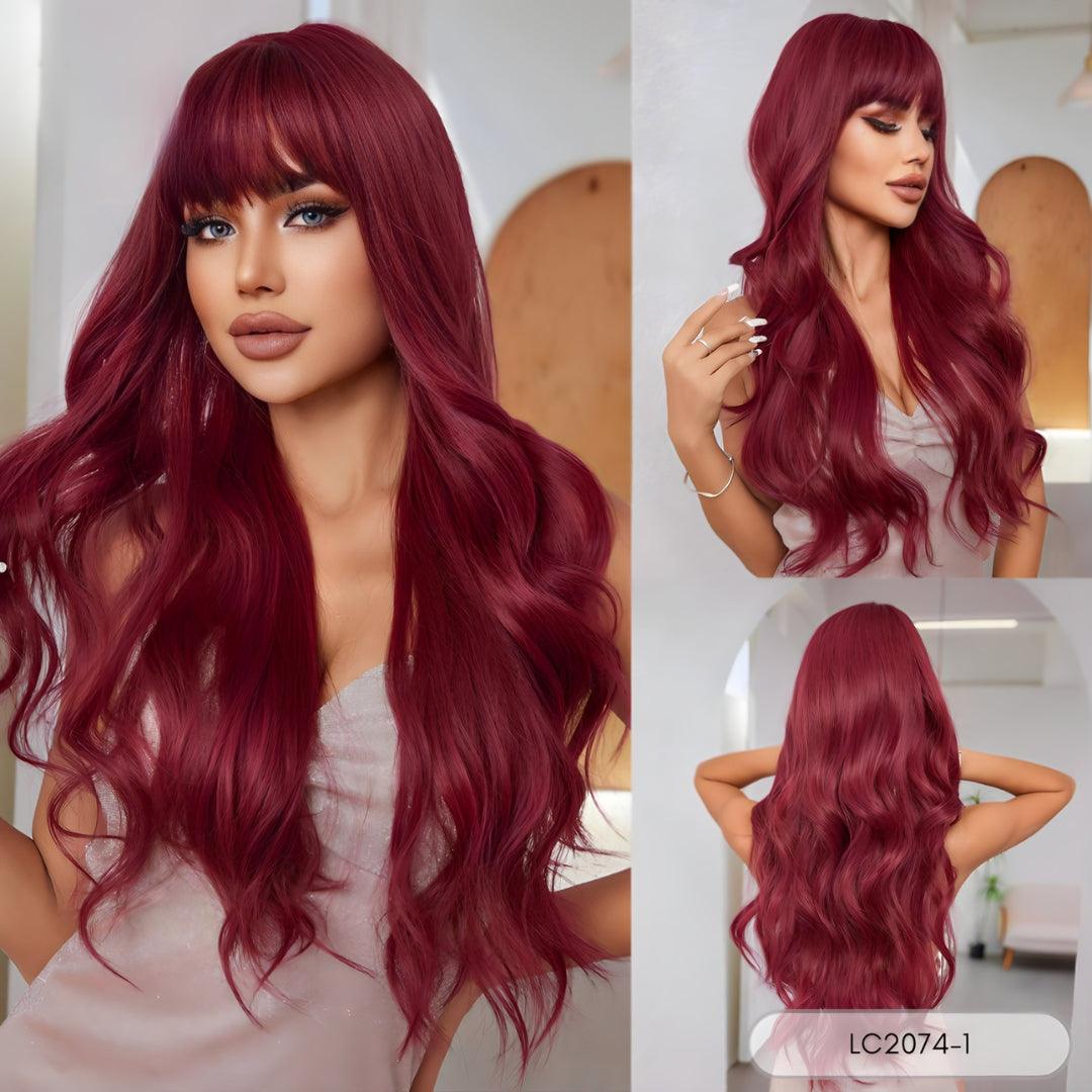 Long Ombre Wig with Bangs - Lyvelle