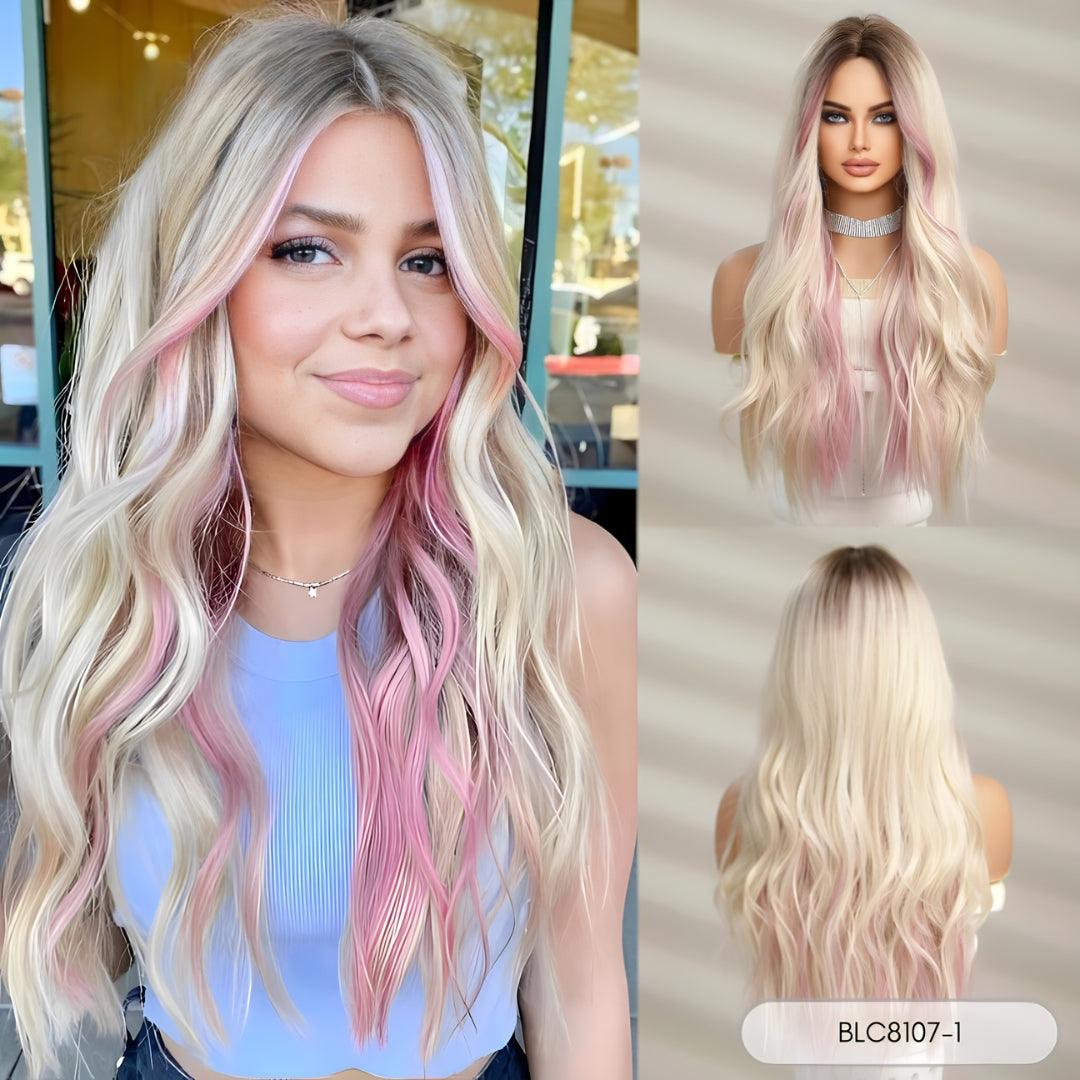 Long Ombre Wig with Bangs - Lyvelle