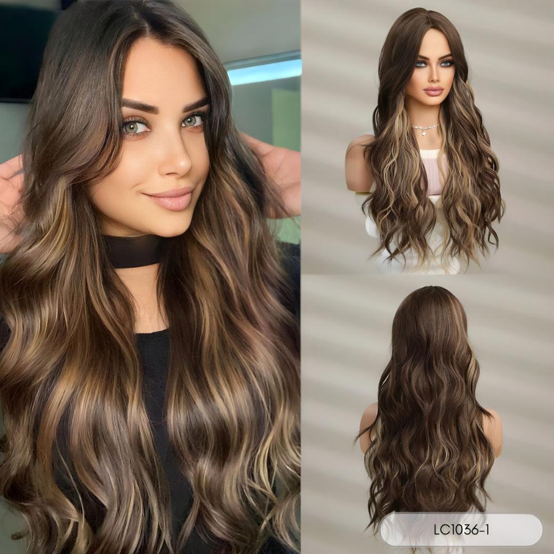 Long Ombre Wig with Bangs - Lyvelle