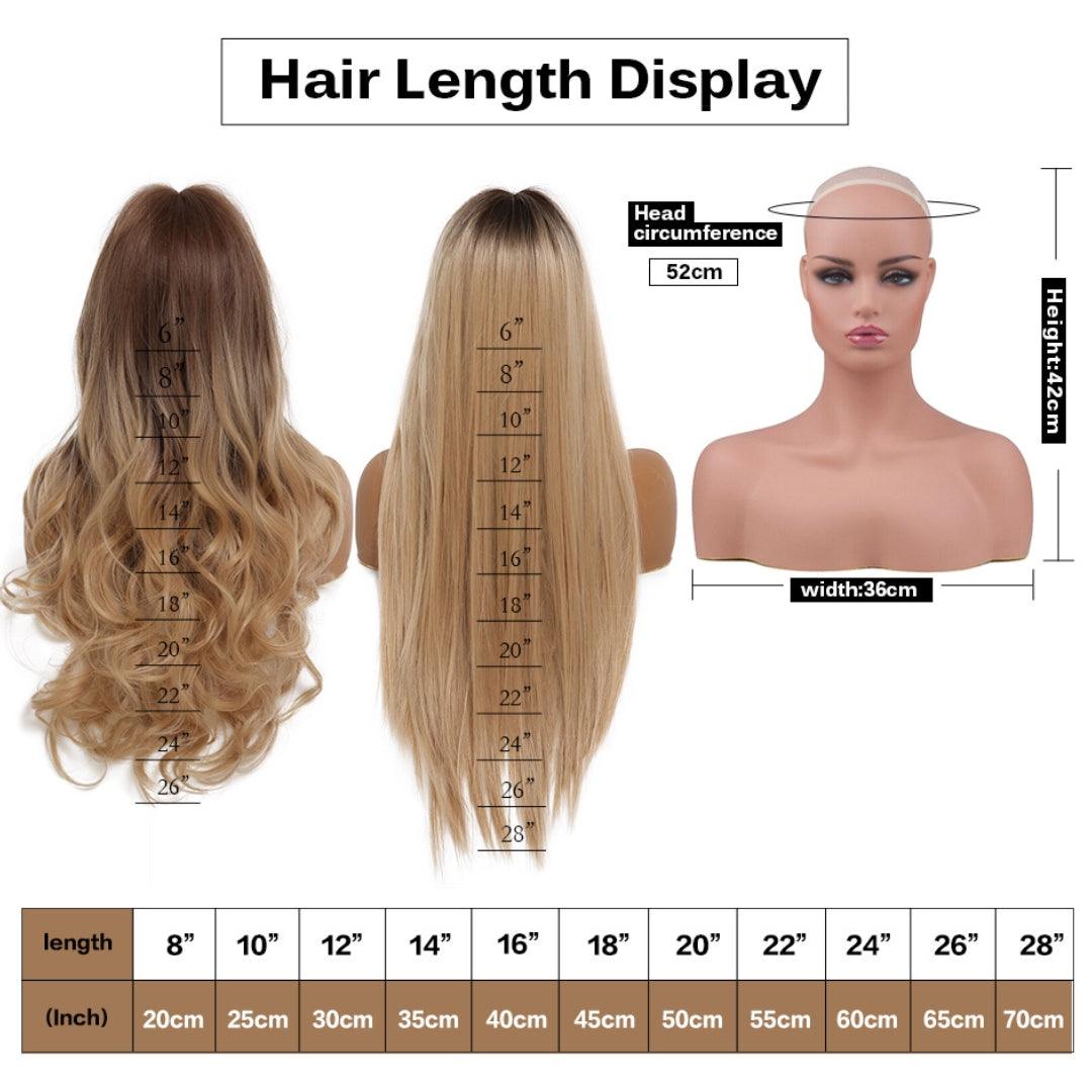 Long Straight Synthetic Wig with Bangs - Lyvelle