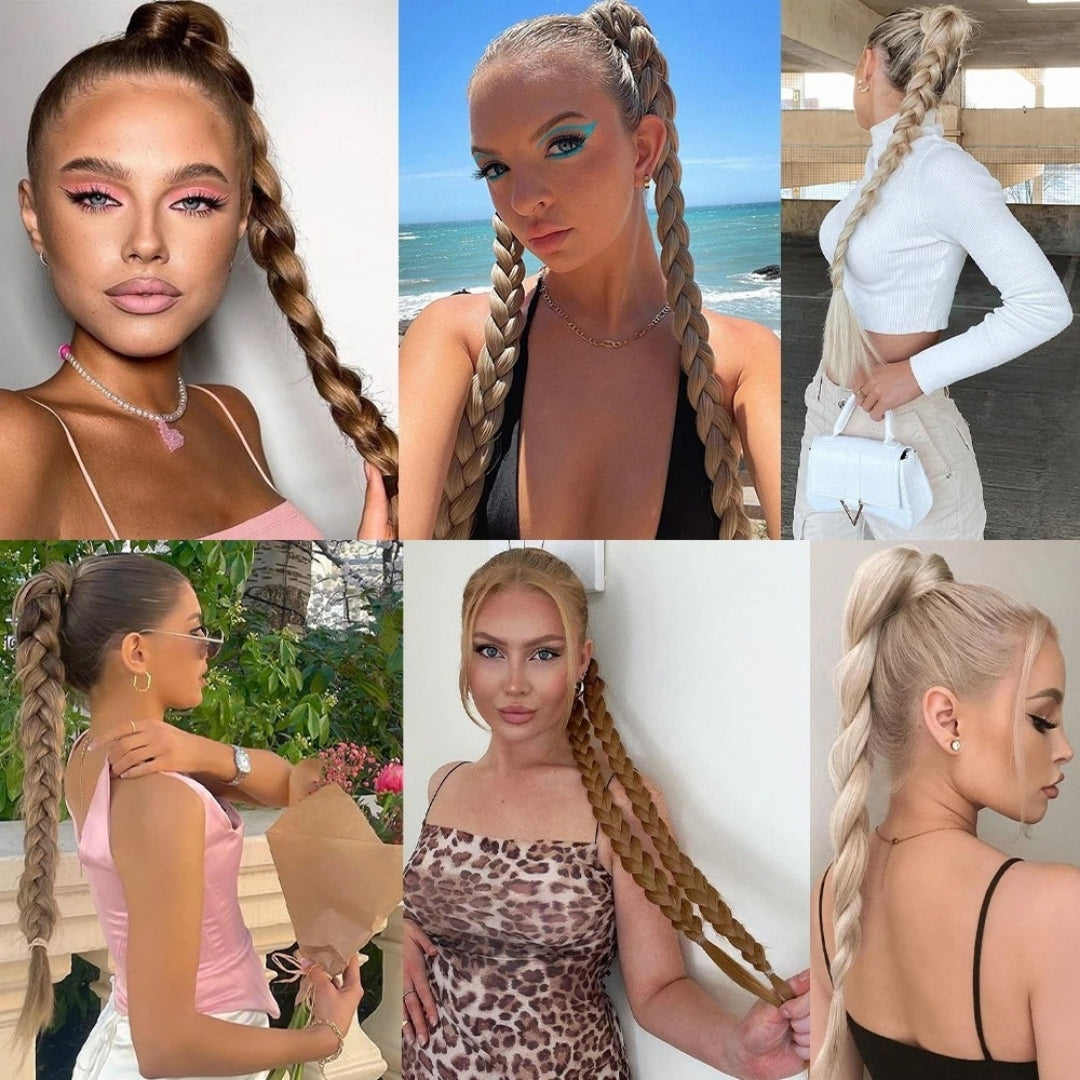 Long Twist Braid Ponytail Extensions - Lyvelle