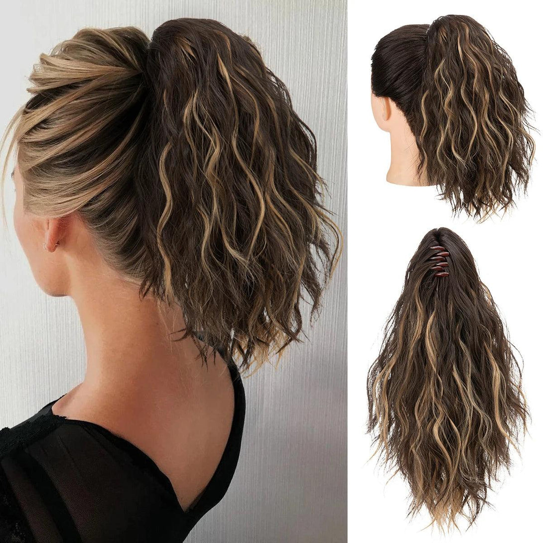 ShortCurly Clip-In Ponytail - Lyvelle