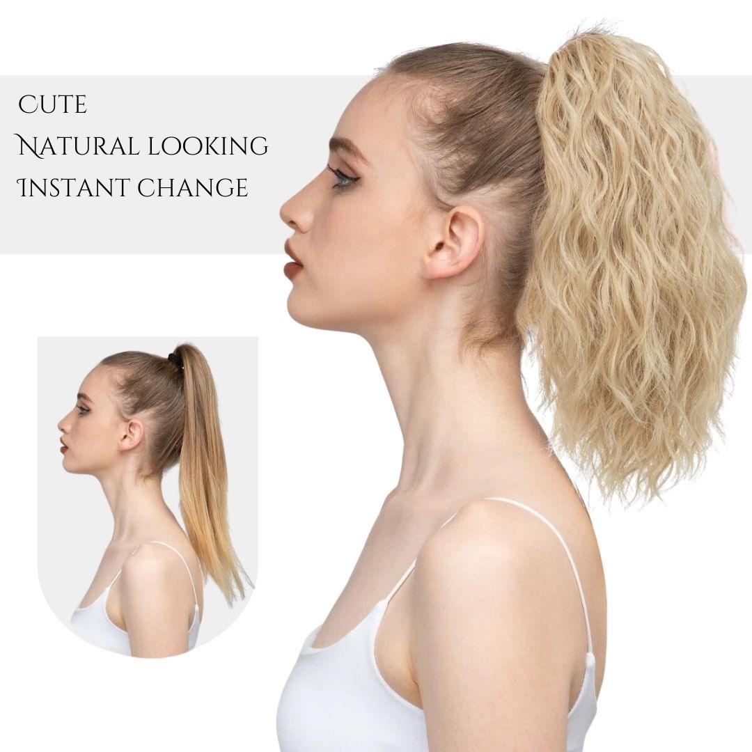 ShortCurly Clip-In Ponytail - Lyvelle