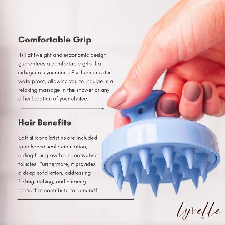 SilkyScalp Hair Growth Stimulating Brush - Lyvelle