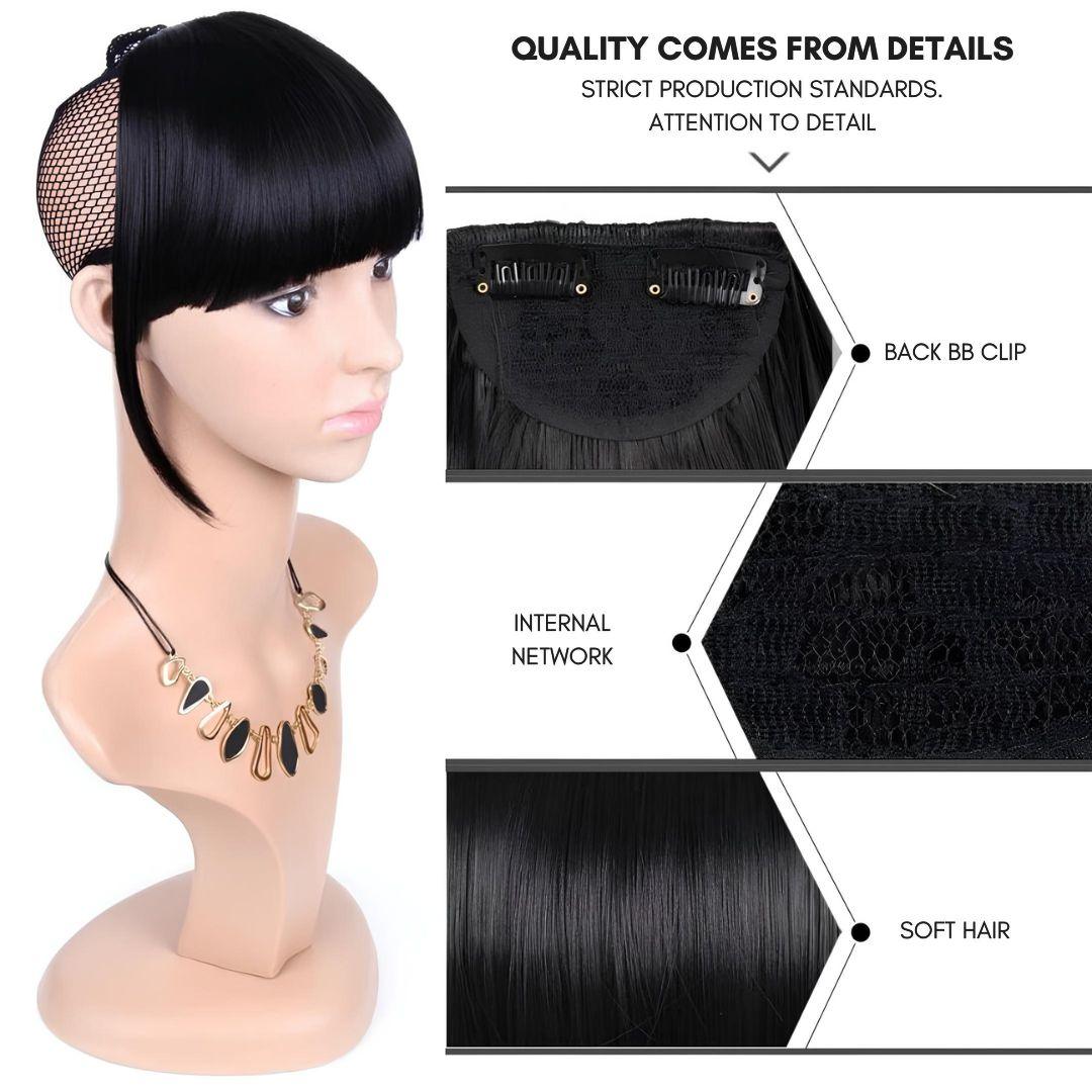 Sleek Synthetic Fringe - Lyvelle