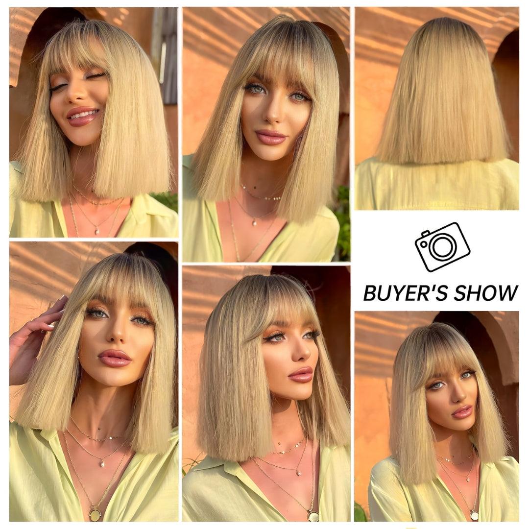 Straight Bob Wig – Sleek and Stylish - Lyvelle